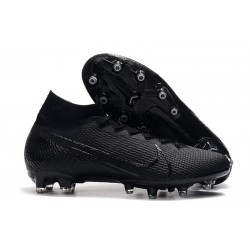 Nike Mercurial Superfly 7 AG Elite Cleats Black