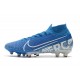 Nike Mercurial Superfly 7 AG Elite Cleats New Lights Blue White