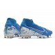 Nike Mercurial Superfly 7 AG Elite Cleats New Lights Blue White