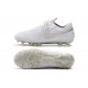 Nike Tiempo Legend VIII Elite FG Cleat White Pure Platinum