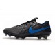 Nike Tiempo Legend VIII Elite FG Cleat Black Blue