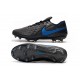 Nike Tiempo Legend VIII Elite FG Cleat Black Blue