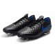 Nike Tiempo Legend VIII Elite FG Cleat Black Blue