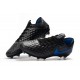 Nike Tiempo Legend VIII Elite FG Cleat Black Blue