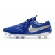 Nike Tiempo Legend VIII Elite FG Cleat Hyper Royal White