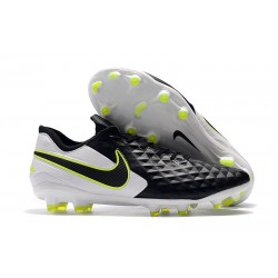 Nike Tiempo Legend VIII Elite FG Cleat Black White