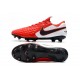 Nike Tiempo Legend VIII Elite FG Cleat Red Black White