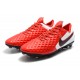 Nike Tiempo Legend VIII Elite FG Cleat Red Black White