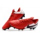 Nike Tiempo Legend VIII Elite FG Cleat Red Black White