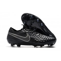 Nike Tiempo Legend VIII Elite FG Cleat Full Black