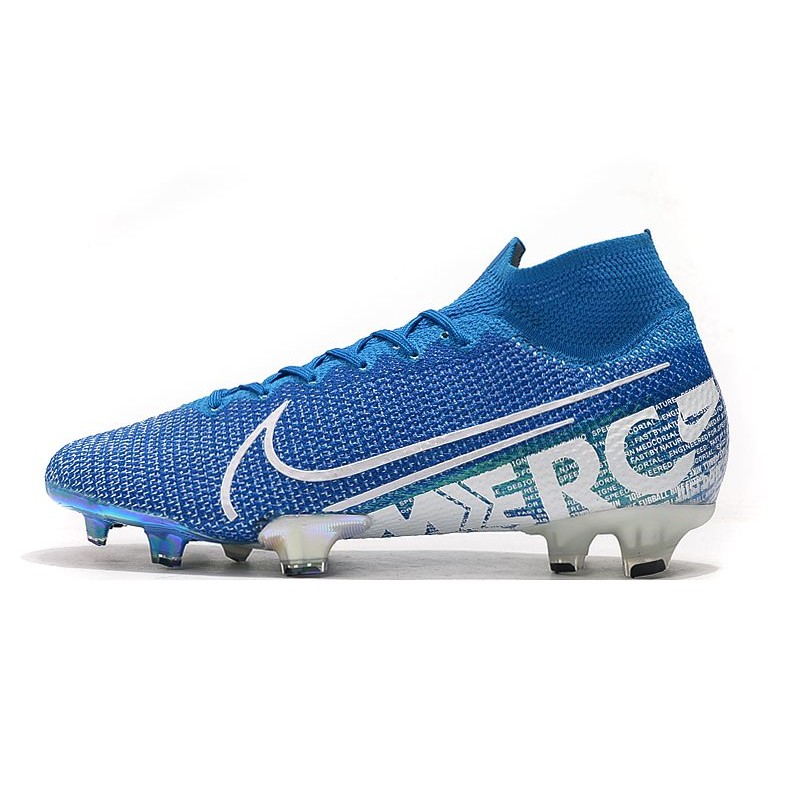 taquetes nike mercurial azules