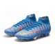 Nike Mercurial Superfly 7 Elite FG New Boots -Blue Red