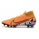 Nike Mercurial Superfly 7 Elite FG New Boots -Orange White Black