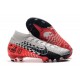 Nike Mercurial Superfly 7 Elite Neymar FG Chrome Black Red Platinum