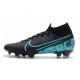 Nike Mercurial Superfly 7 Elite FG New Boots - Black Blue