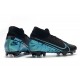 Nike Mercurial Superfly 7 Elite FG New Boots - Black Blue