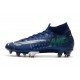 Nike Mercurial Superfly 7 Elite FG New Boots -Blue Void Volt White