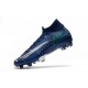 Nike Mercurial Superfly 7 Elite FG New Boots -Blue Void Volt White