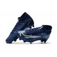 Nike Mercurial Superfly 7 Elite FG New Boots -Blue Void Volt White