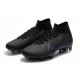 Nike Mercurial Superfly VII Elite FG Cleat Black