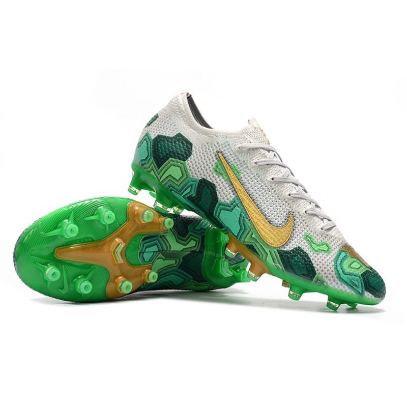 mbappe cleats white and green