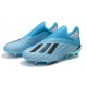 adidas X 19+ Firm Ground Soccer Cleats Bright Cyan Core Black 