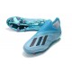 adidas X 19+ Firm Ground Soccer Cleats Bright Cyan Core Black 