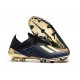 adidas X 19+ Firm Ground Soccer Cleats Core Black Gold Metallic Blue