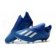 adidas X 19+ Firm Ground Soccer Cleats Royal Blue White