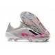 adidas X 19+ Firm Ground Soccer Cleats Silver Black Pink