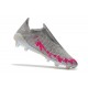 adidas X 19+ Firm Ground Soccer Cleats Silver Black Pink