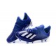 adidas Men's X 19.1 FG Soccer Cleats Royal Blue White