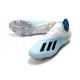 adidas Men's X 19.1 FG Soccer Cleats Blue White Black