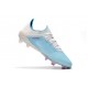 adidas Men's X 19.1 FG Soccer Cleats Blue White Black