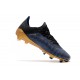 adidas Men's X 19.1 FG Soccer Cleats Black Blue Gold