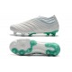 adidas Copa 19+ FG Soccer Cleats White Solar Lime