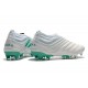 adidas Copa 19+ FG Soccer Cleats White Solar Lime