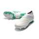 adidas Copa 19+ FG Soccer Cleats White Solar Lime