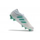 adidas Copa 19+ FG Soccer Cleats White Solar Lime