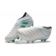 adidas Copa 19+ FG Soccer Cleats White Solar Lime