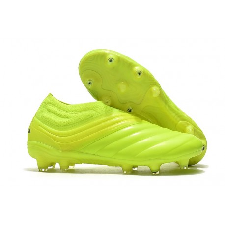 adidas Copa 19+ FG Soccer Cleats Solar Yellow Black