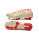 adidas Copa 19+ FG Soccer Cleats Off White Solar Red