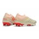 adidas Copa 19+ FG Soccer Cleats Off White Solar Red