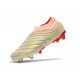 adidas Copa 19+ FG Soccer Cleats Off White Solar Red