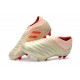 adidas Copa 19+ FG Soccer Cleats Off White Solar Red