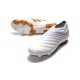 adidas Copa 19+ FG Soccer Cleats White Gold Metallic