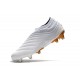 adidas Copa 19+ FG Soccer Cleats White Gold Metallic
