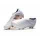 adidas Copa 19+ FG Soccer Cleats White Gold Metallic