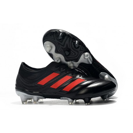 adidas Copa 19.1 FG Soccer Boots Core Black Solar Red