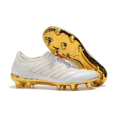 adidas Copa 19.1 FG Soccer Boots White Gold